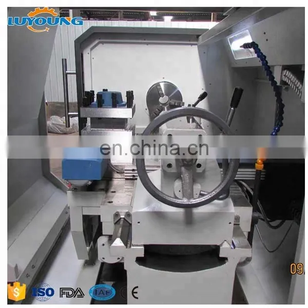 CK6180 Manufacturer Automated 3 Jaw Chuck 2m Cnc Lathe Machine photo-6