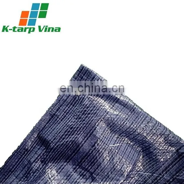 Dark Blue PE Tarpaulin # Canvas # 45 GSM # Lightweight & Multi-Purposes photo-3