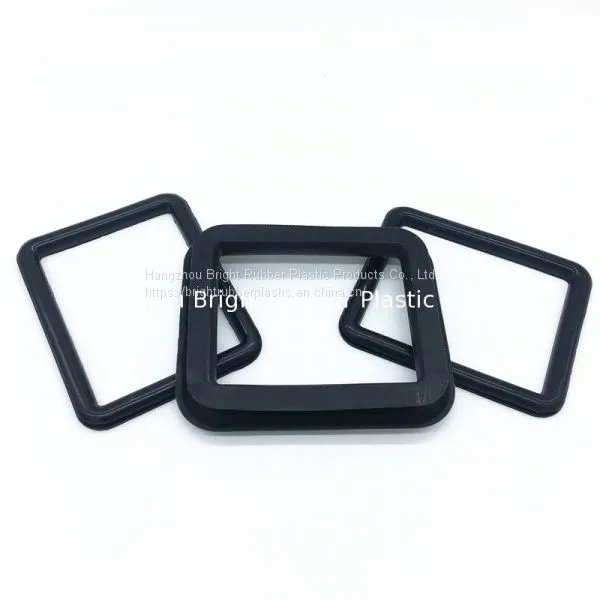 Customized Black High Quality IATF16949 Rubber Door Rectangle Gasket For Sealing Use photo-3