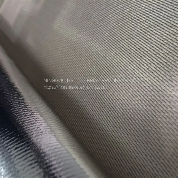 HIGH TEMPERATURE ALUMINIZED HEAT BLANKET MATERIAL SHIELDING MAT photo-4