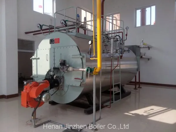 Energy Saving Fully Automatic Fire Tube Industrial Oil Gas Steam Boiler for milk pasteurization