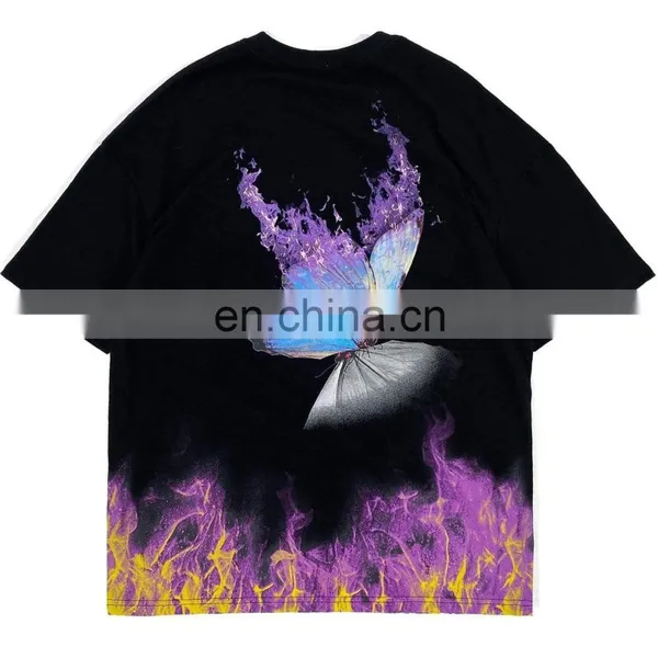 DiZNEW OEM Streetwear 100% Cotton Slim Fit t Shirt Men Custom Printed Graphic T-shirt photo-4