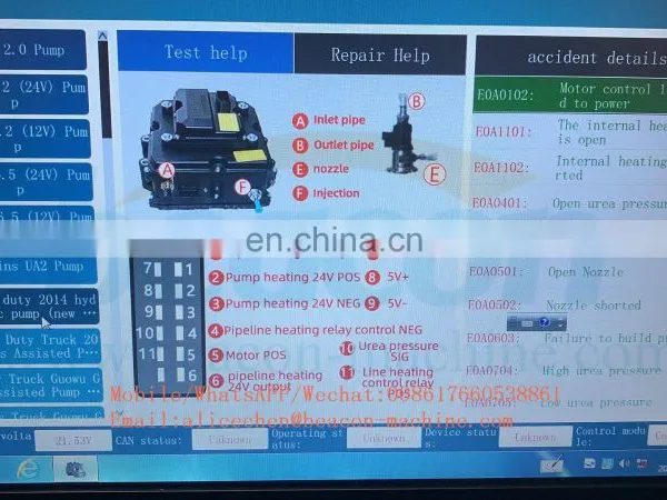 SCR816 Common Rail Diesel Fuel Injector Pump Test Equipment Urea Pump Test Bench photo-7