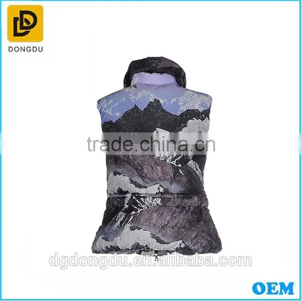 2016 New Design Sleeveless Short Duck Down Jackets photo-3