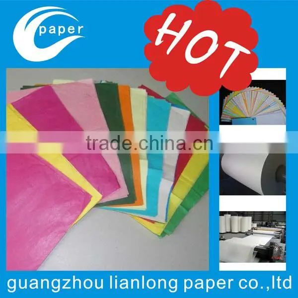 Natural Fibre Paper With Color Silk for Flower Wrapping photo-2