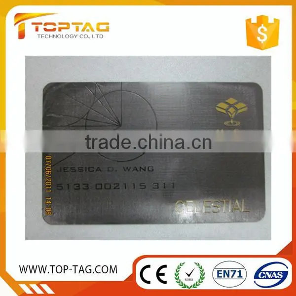 Promotional Black Stainless Steel Metal Business Card For VIP photo-6