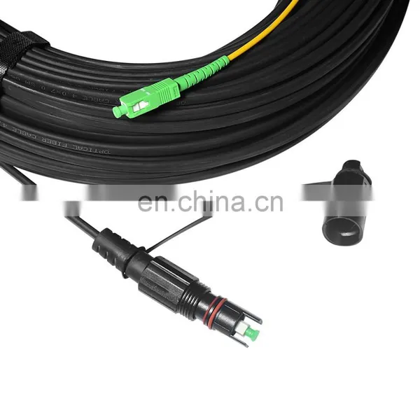 Outdoor Waterproof Pre Connectorized Optitap Drop Cable Hardened Optitap Fiber Connector With SST Drop Cable photo-3