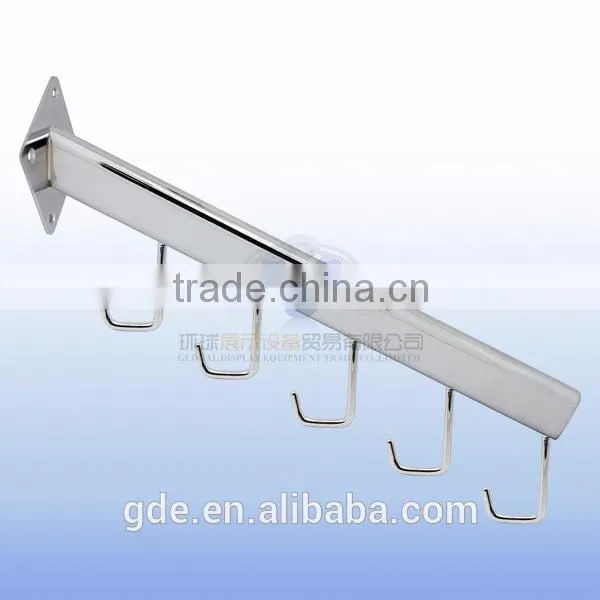 Metal Wall Mounted Waterfall Display Hanger With Small Hooks