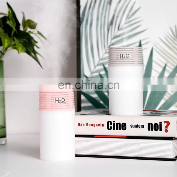 H2o Spray Mist Maker Double Wet Fogger Aroma Diffuser Essential Oil Car Air Humidifier Mini Ultrasonic 300ML LED Light Usb OEM photo-2