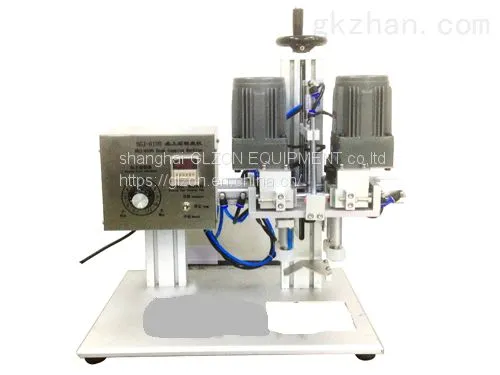 Hand sanitizer capping machine
