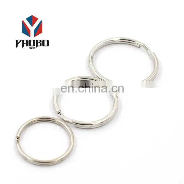 Hot Sell Customize Metal High Quality Key Split Ring Black photo-4