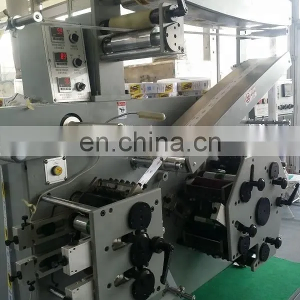 UGS62S 6 Front 2 Back Color Double Side Automatic Fabric Tape Ribbon Flexo Printing Machine, Clothing Label Flexographic Printer photo-4