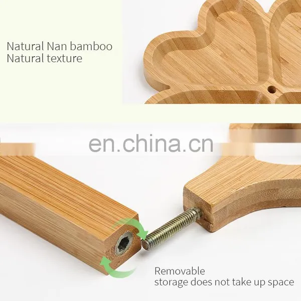 Large Capacity Wedding Cupcake Holder Cake Stand Bamboo Serving Tray Fruit Candy Display Tower photo-4