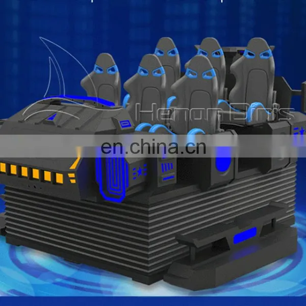 Simulator Game Machine Carnival Kids and Adult Game 6 Seats 9D VR Cinema VR Dark Mars for Sale photo-4