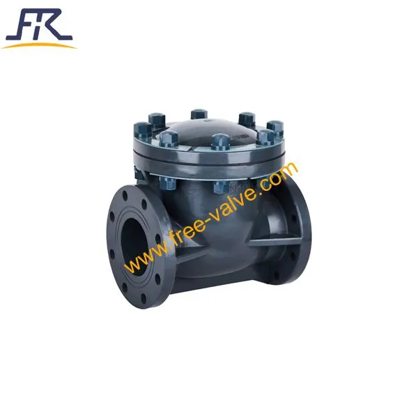 UPVC Utility Swing Check Valve With Flange End photo-2