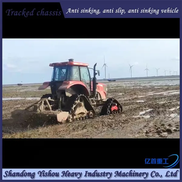 Tractor Modification Track Chassis Paddy Field Operation Process photo-5