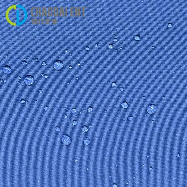 Ocean Recycled Oekotex Certified Waterproof 100% Ocean RPET PU Coated 75D*150D Fabric for Umbrella Tablecloth photo-4