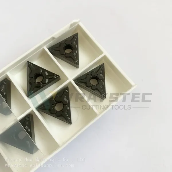 TNMG160404/08/12 CNC Cutting Inserts Triangular Shape for Precision Turning of Steel and Stainless Steel Workpieces
