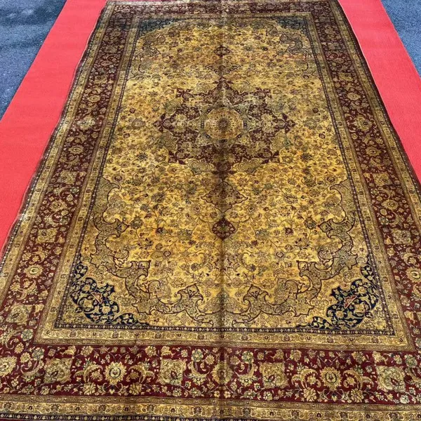 6x9 ft Antique Handmade Silk Collection Persian Carpet and Rug