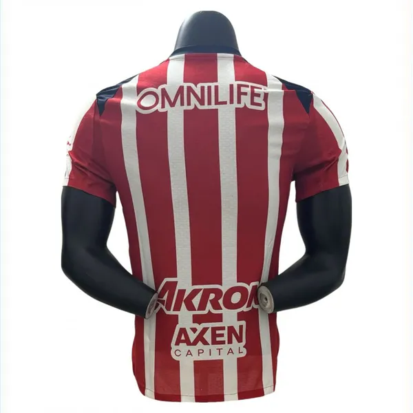 2025-26 Chivas Home and Away Jerseys American Club Football Shirt Player Version Silicone Numbering Sewn Textile Short Sleeve Soccer Jersey photo-2