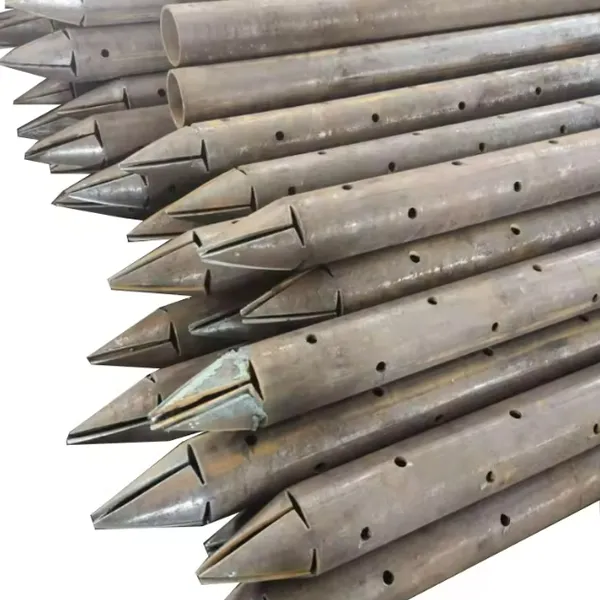 Fast Delivery Carbon Steel Grouting Pipe 25mm-100mm Diameter for Marine Projects photo-4