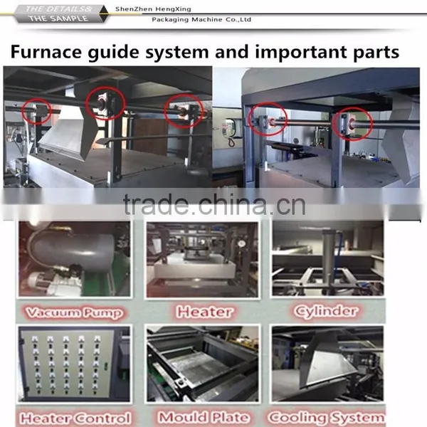 HX Plastic Gold Chocolate Tray Thermoforming Machine photo-4
