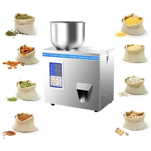 Automatic Quantitative Packaging Machine for Nuts Grain Tea Granules Powder Rice Food Seed and Feed Filling Weighting Machine