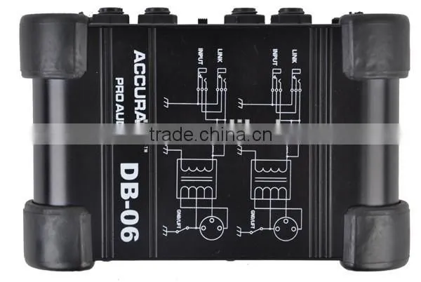 1/4" Instrument to 1/4" XLR Dual Channel DI Box DB-06 photo-4