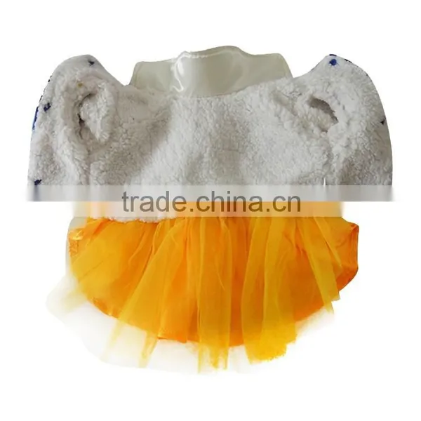 Silk Cloth Fabric Soft Wool Lining Snow White Pet Clothes Dog Apparel photo-6