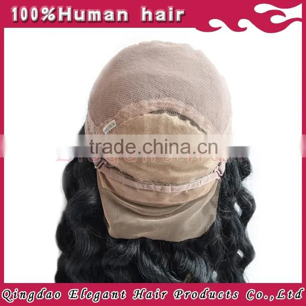 High Quality New Design 130%density Curly 100% Human Hair Glueless Silk Top Full Lace Wigs photo-4