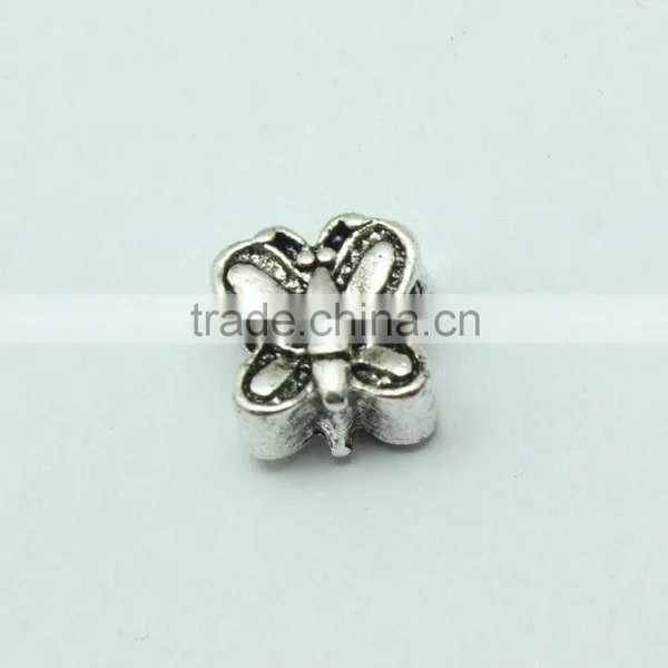 Wholesale Pdora Archaized Anti-silver Butterfly Shape Hole Beads, DIY Bracelets Hole Beads Accessories photo-2
