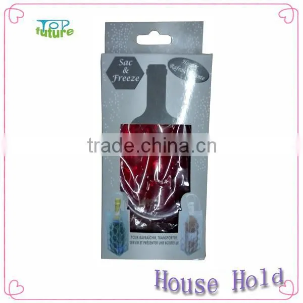 High Quality Cheap Plastic Gel Wine Bottle Cooler photo-2