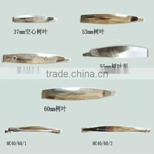 Fishion Leaf Design Hair Snap Clip