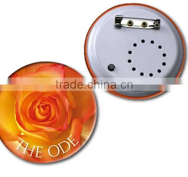 Promotional Gifts, ABS Material Music Logo Badges, Voice Logo Pin Badges