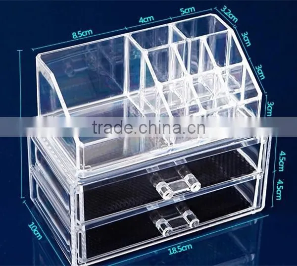 Small Plastic Drawer Makeup Display Box photo-2