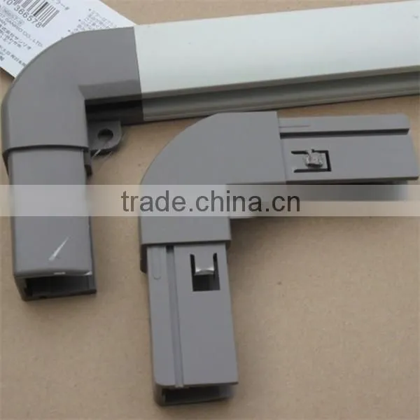Extrusion Profiles Pvc Corner Plug Connector Plastic Square Frame photo-3