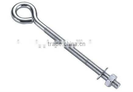 Galvanize Carabiner Wholesale Hot Selling High Quality Steel Electric Galvanized Eye Bolt With Nut Stainless Steel Aisi 316 304 photo-5