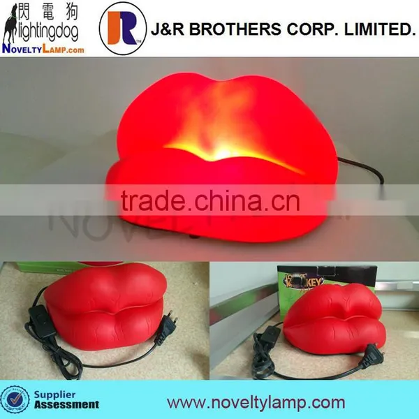 Big Size Decoration Lamp Red Lips Night Light