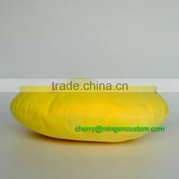 Cute Emoji Smiley Yellow Pillows Cushions Cartoon Face Round Emoji Pillow Decorative Pillows Stuffed photo-4