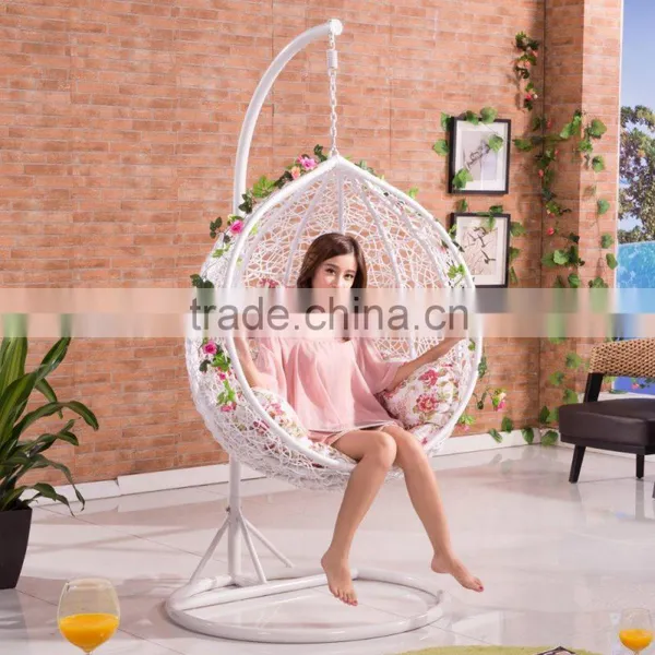Wicker Hanging Chair Stand photo-2