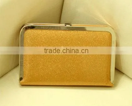 Fashion Clutch Bag With Buckled Blinding Bright Color