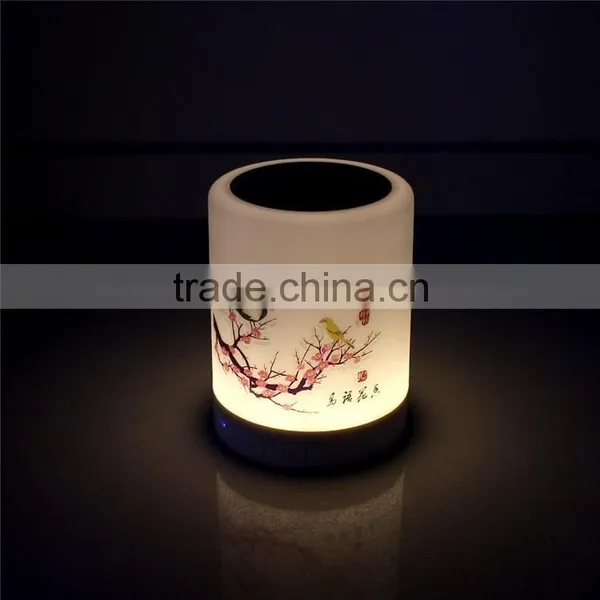 Rechargeable Mini Portable Smart Bluetooth Speaker Led Camping Lamp photo-4
