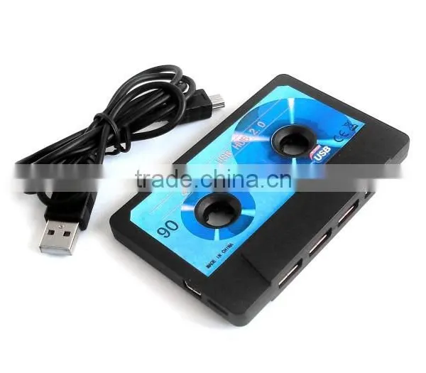2.0 High Speed Cassette Shape 4 Port USB HUB photo-4