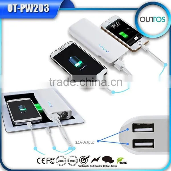 High Capacity Multifunction Portable Power Bank for Ip6 Plus 11000mah photo-4