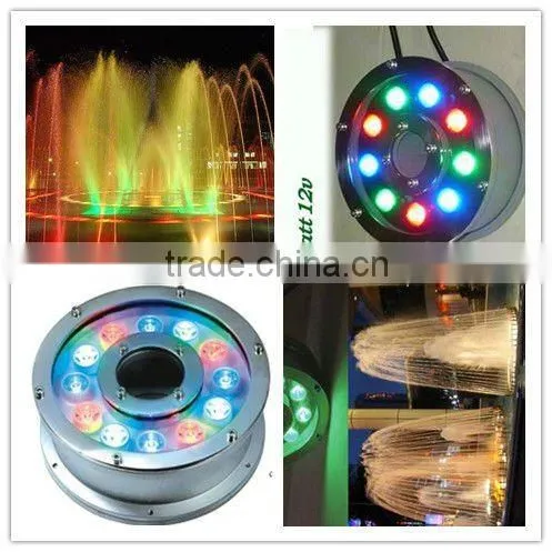 IP68 Underwater Light Fixture Solar Marine Light Swimming Pool Underwater Light