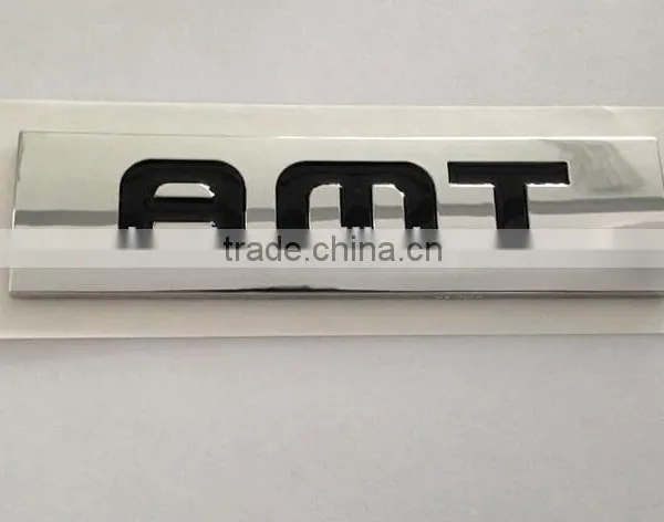 High Quality Outdoor 3d Plastic AMT Chrome Logo Emblem Car Emblem photo-3