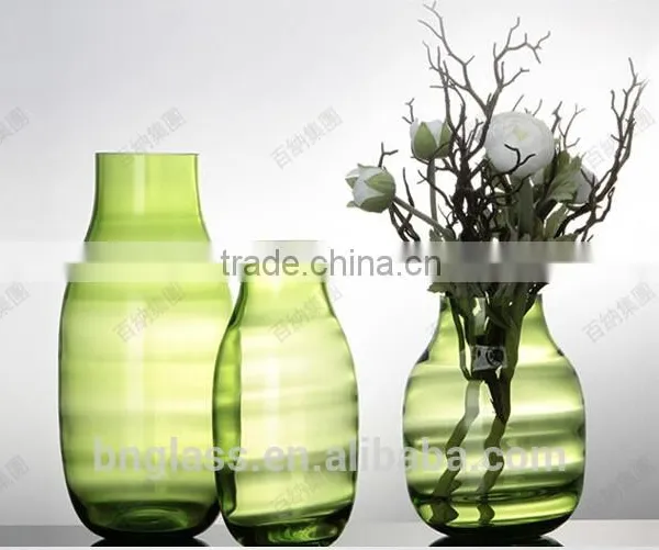 Green Cheap Wholesale Glass Vases photo-2