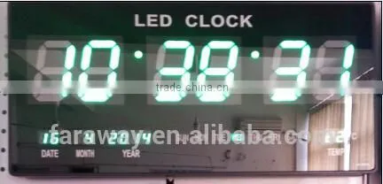 Aled Digital Clock With Acrylic Screen