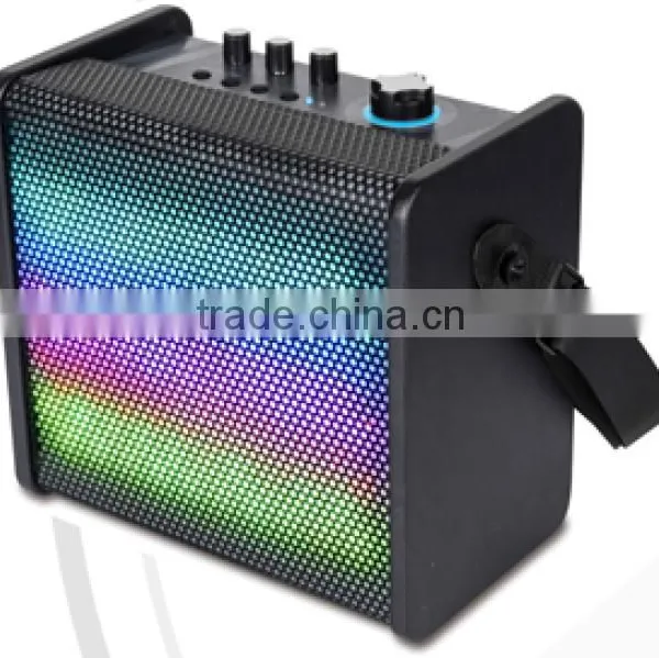 Popular Portable Disco Light 8 Patterns Flashing Light Speaker Multi-Color Bluetooth Technics Speaker photo-2