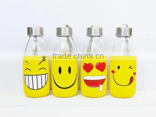 OEM Private Lable BPA Free 500ml Glass Juice Drinking Bottle photo-4